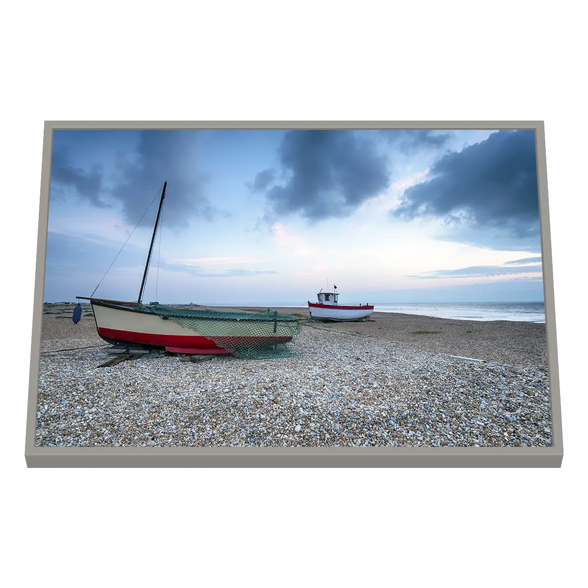 Quadro Decorativo Repouso à Beira-Mar - BARCO-0009