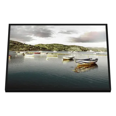 Quadro Decorativo Barcos em Repouso Litorâneo