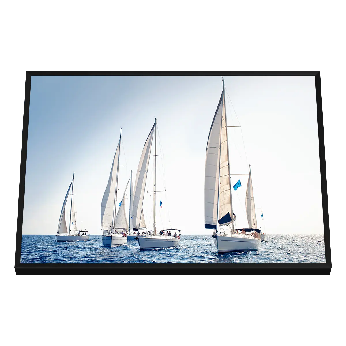 Quadro Decorativo Regata ao Amanhecer - BARCO-0105