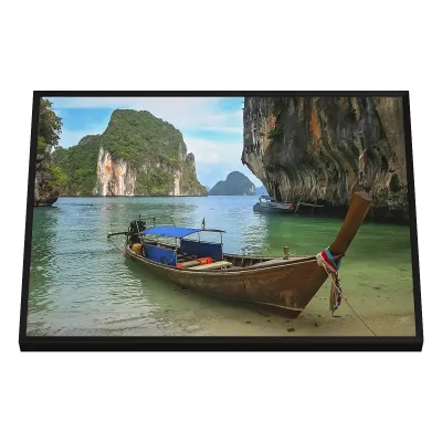 Quadro Decorativo Refúgio em Águas Turquesas