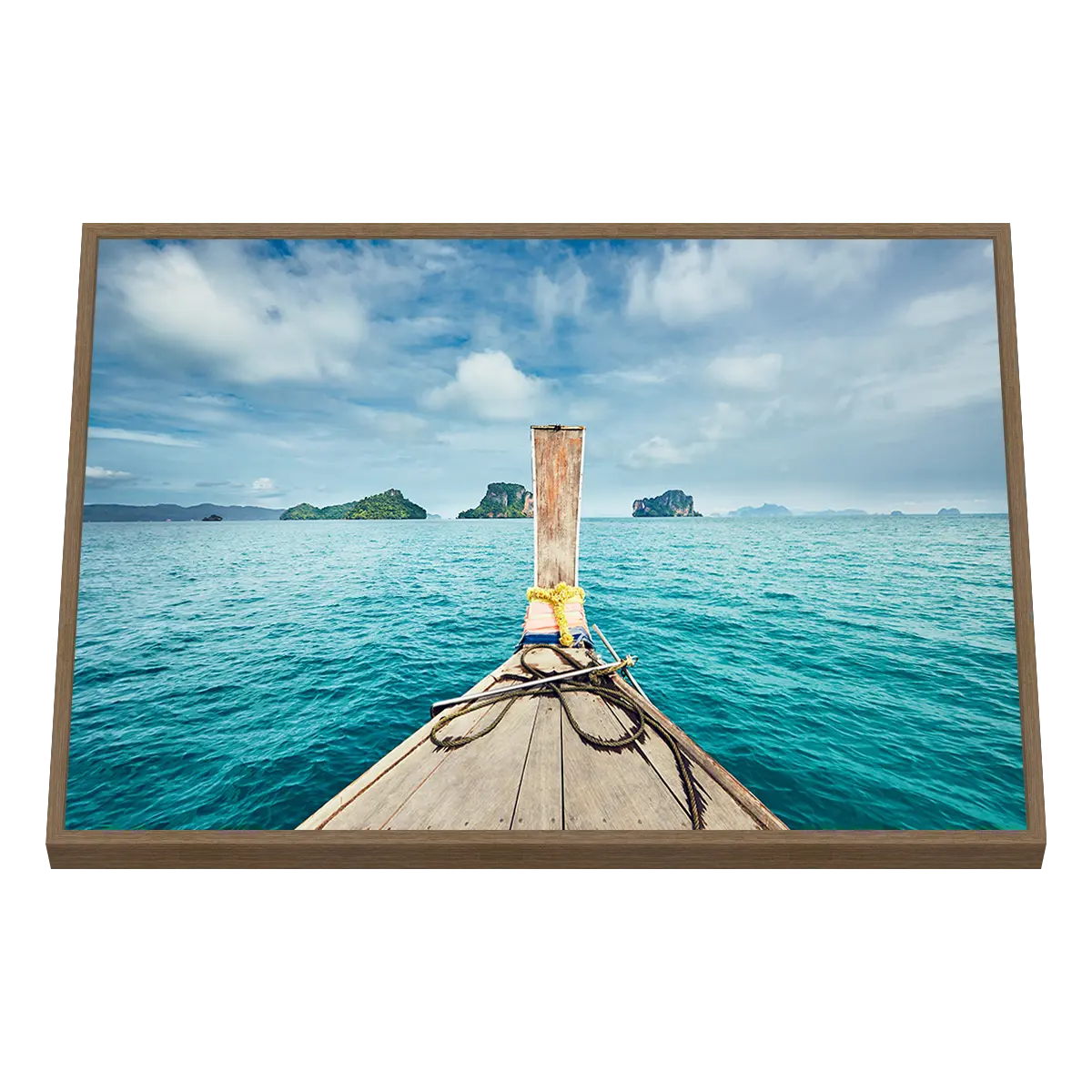 Quadro Decorativo Navegação Tropical - BARCO-0111
