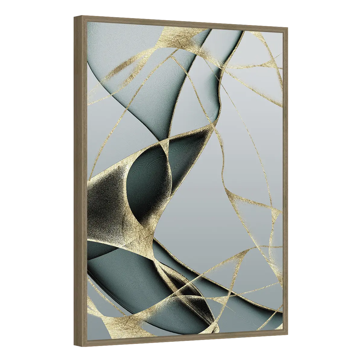 Quadro Decorativo Geometria Luxuosa - ABS-0001