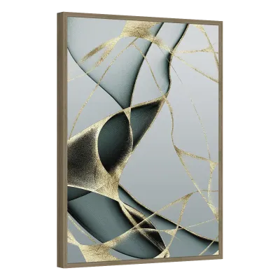 Quadro Decorativo Geometria Luxuosa