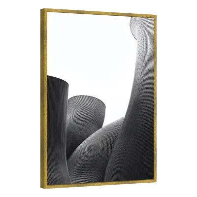 Quadro Decorativo Ondas em Linhas