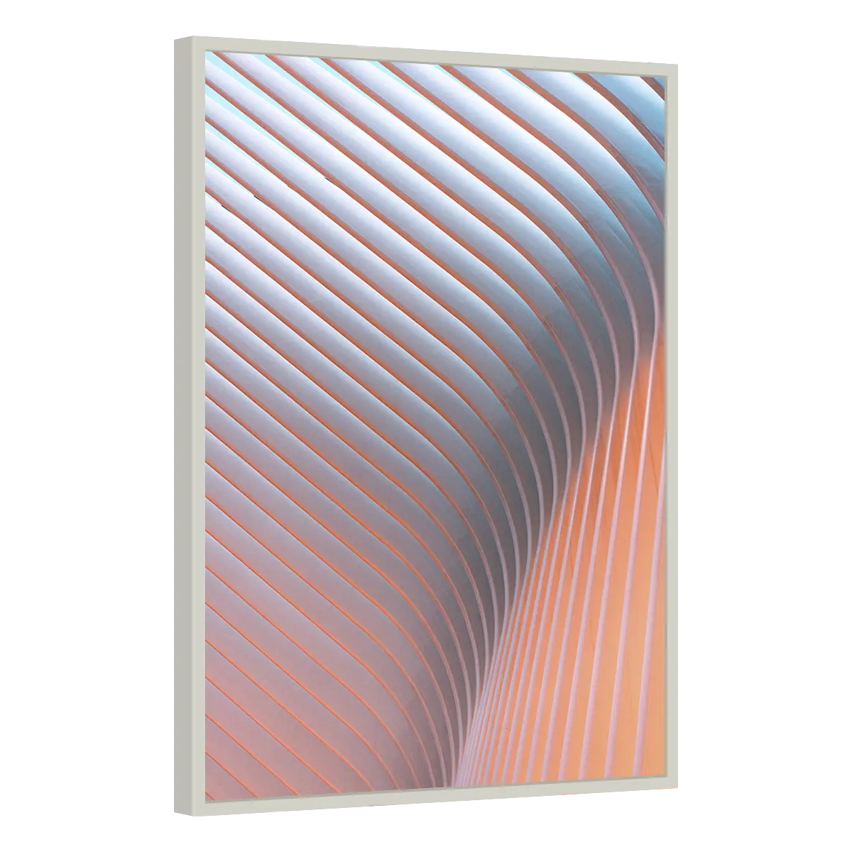 Quadro Decorativo Linhas em Fluxo Luminoso - ABS-0025