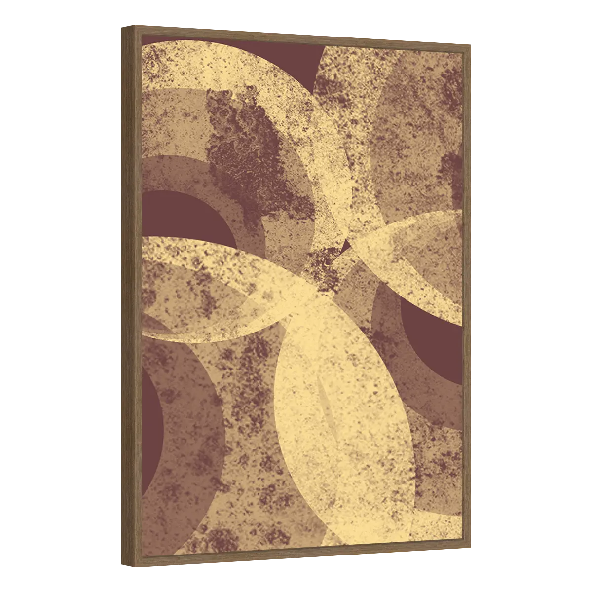 Quadro Decorativo Texturas Douradas em Movimento - ABS-0033