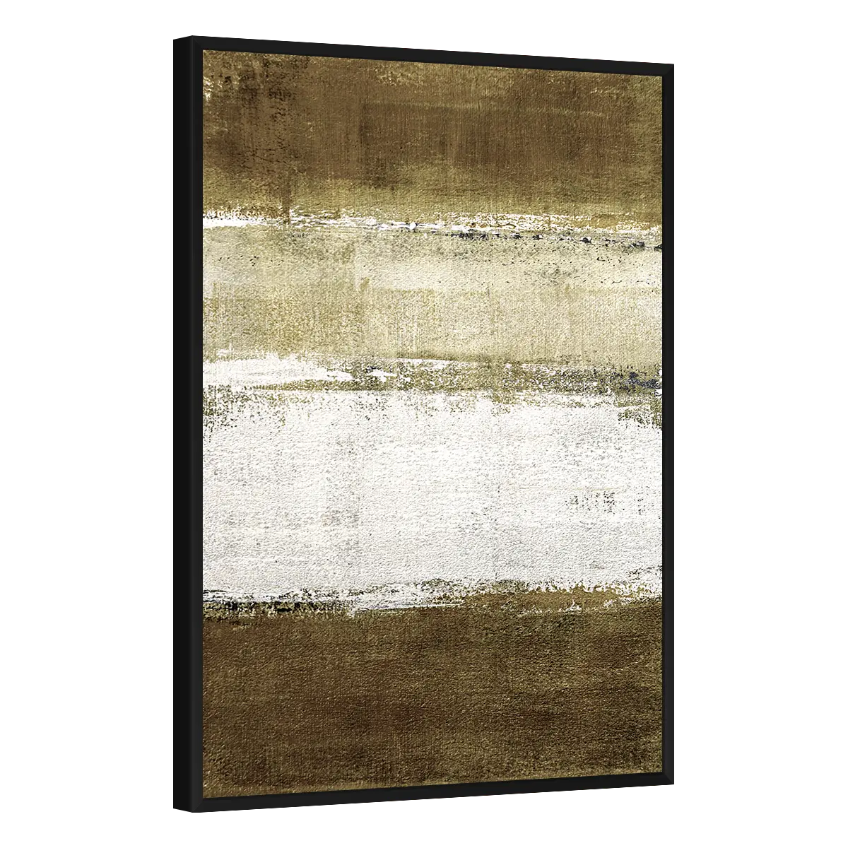 Quadro Decorativo Camadas Douradas - ABS-0038