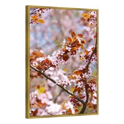 Quadro Decorativo Galhos em Flor