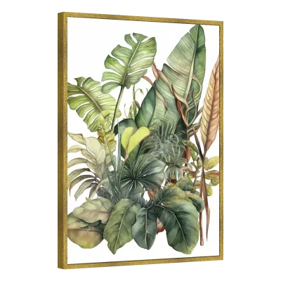 Quadro Decorativo Jardim Tropical