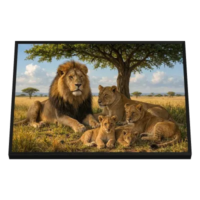 Quadro Decorativo A Majestade da Savana