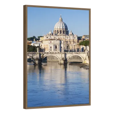 Quadro Decorativo Cúpula Refletida no Rio Azul