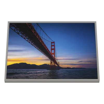 Quadro Decorativo Ponte Vermelha ao Pôr do Sol