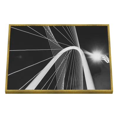 Quadro Decorativo Ponte dos Cabos Luminosos