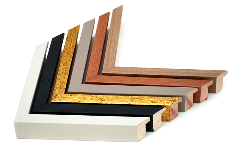 Molduras com acabamento premium